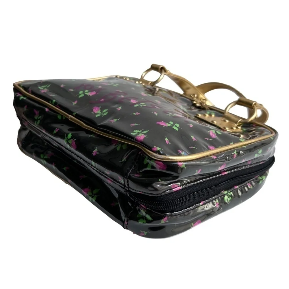 Betsey Johnson 2 Handle Cosmetic Make-Up Case LIKE NEW